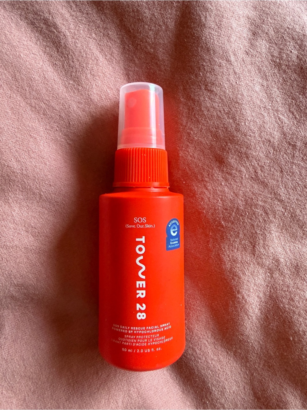 Tower 28 Bright Orange Facial Spray Bottle